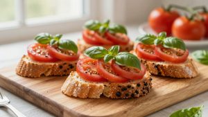 Bruschetta Recipe With Fresh Tomatoes and Basil
