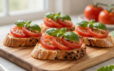 Bruschetta Recipe With Fresh Tomatoes and Basil